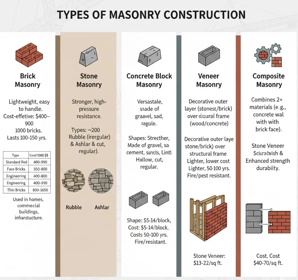 masonry buildings