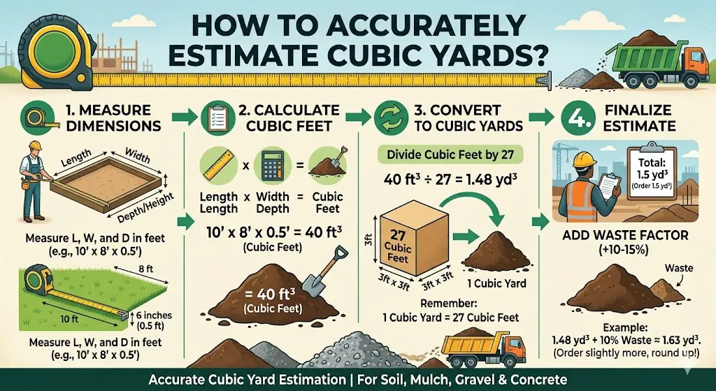 estimating cubic yards