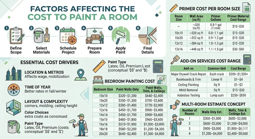how long does it take to paint a room