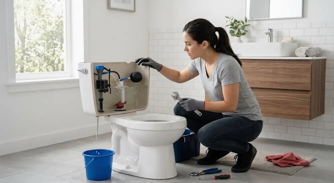 how to fix a running toilet