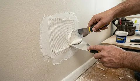 patch wallboard hole
