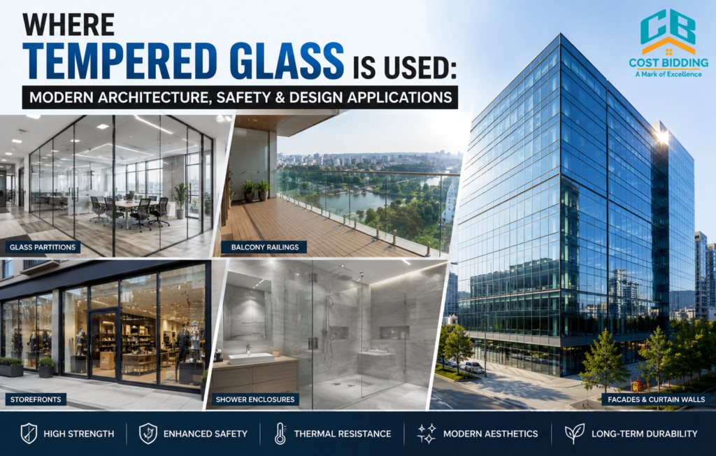 Tempered vs. Annealed vs. Laminated Glass - Cost Bidding
