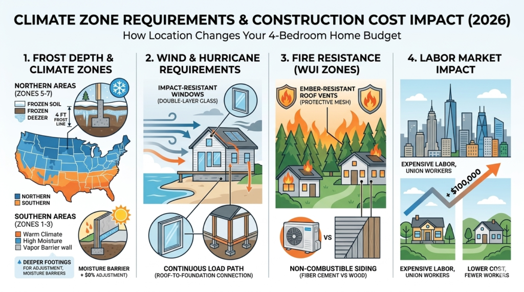 Climate Zone Requirements and Local Site Impacts on Budget